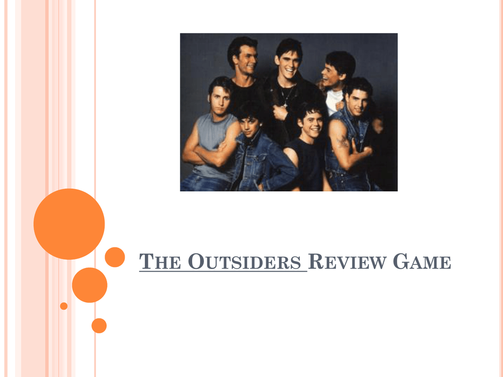 The Outsiders Review Game Rules Of Trashketball - Outsiders Movie Poster , HD Wallpaper & Backgrounds