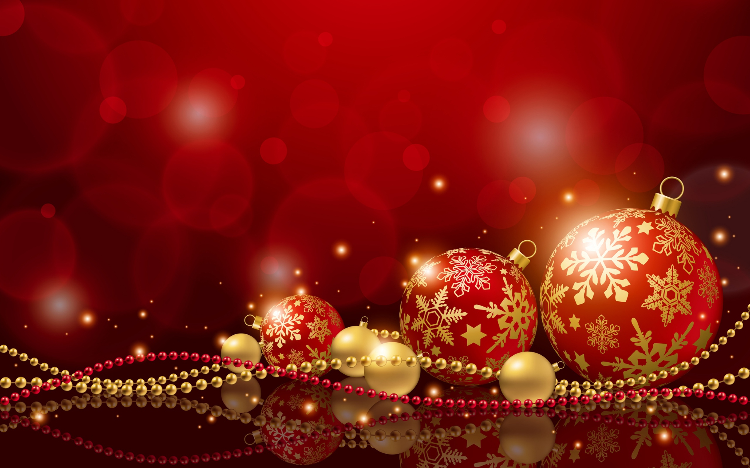 Holiday Wallpaper Hd - Red Christmas Backgrounds , HD Wallpaper & Backgrounds