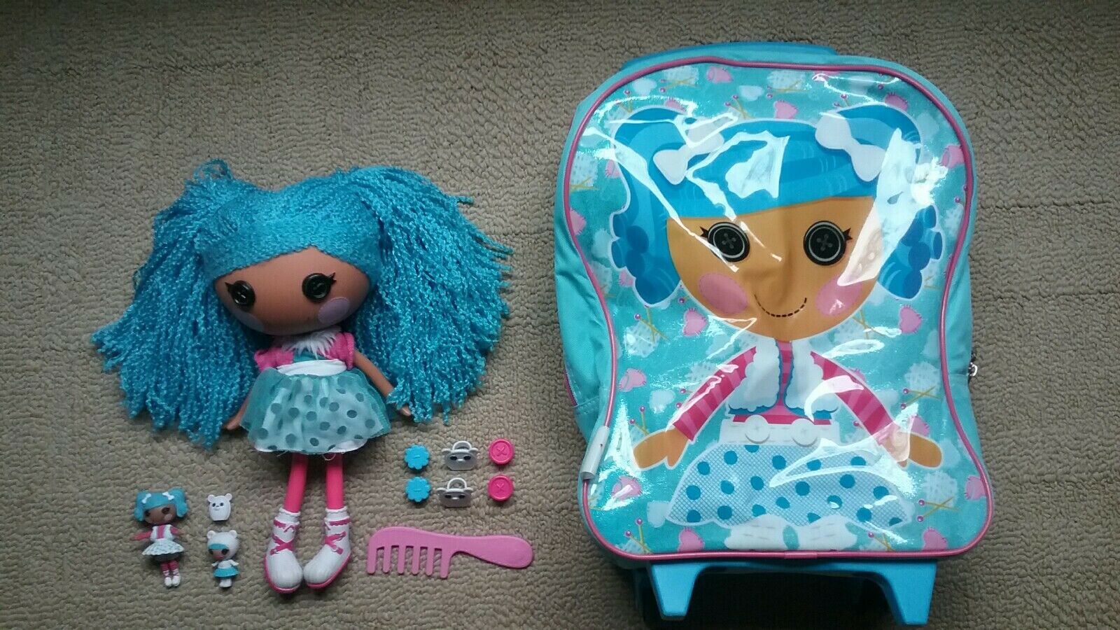 Lalaloopsy Mittens Winter Suitcase Full Size Doll Hair - Figurine , HD Wallpaper & Backgrounds