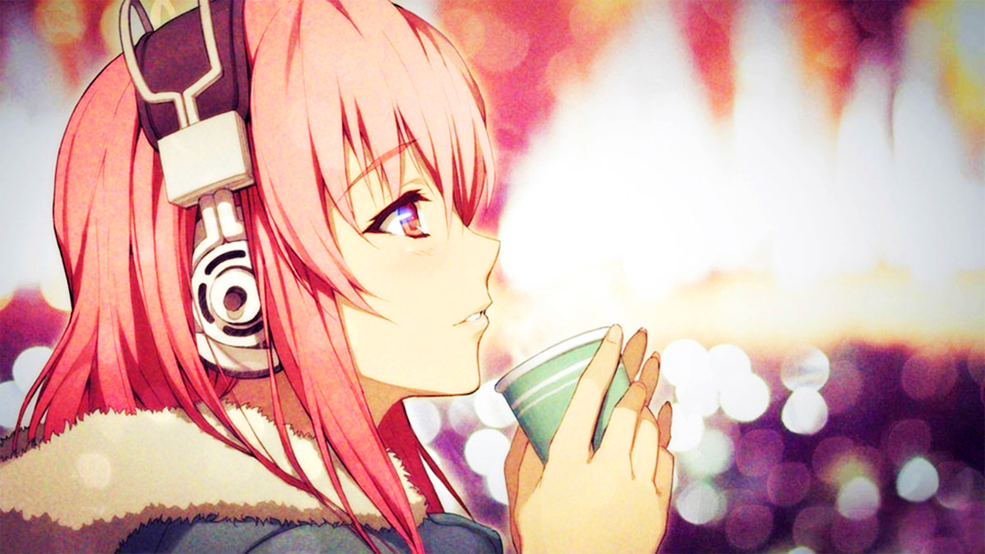 Super Sonico Wallpaper - Anime Headphone Wallpaper Hd , HD Wallpaper & Backgrounds