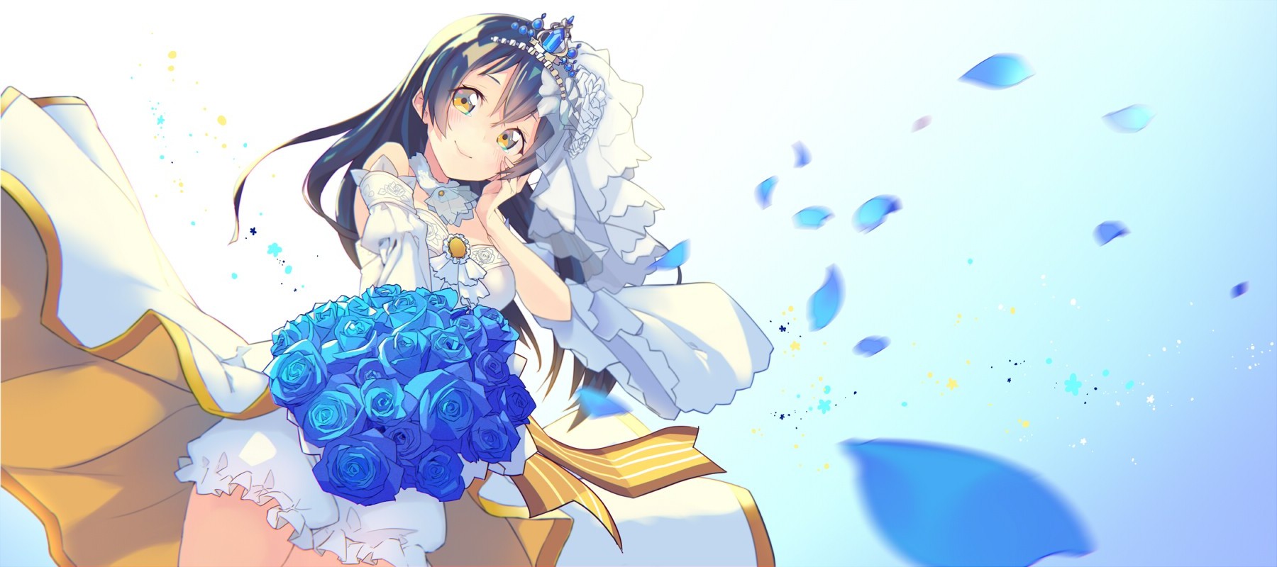 Love Live , Flowers, Sonoda Umi - Love Live Umi Background , HD Wallpaper & Backgrounds