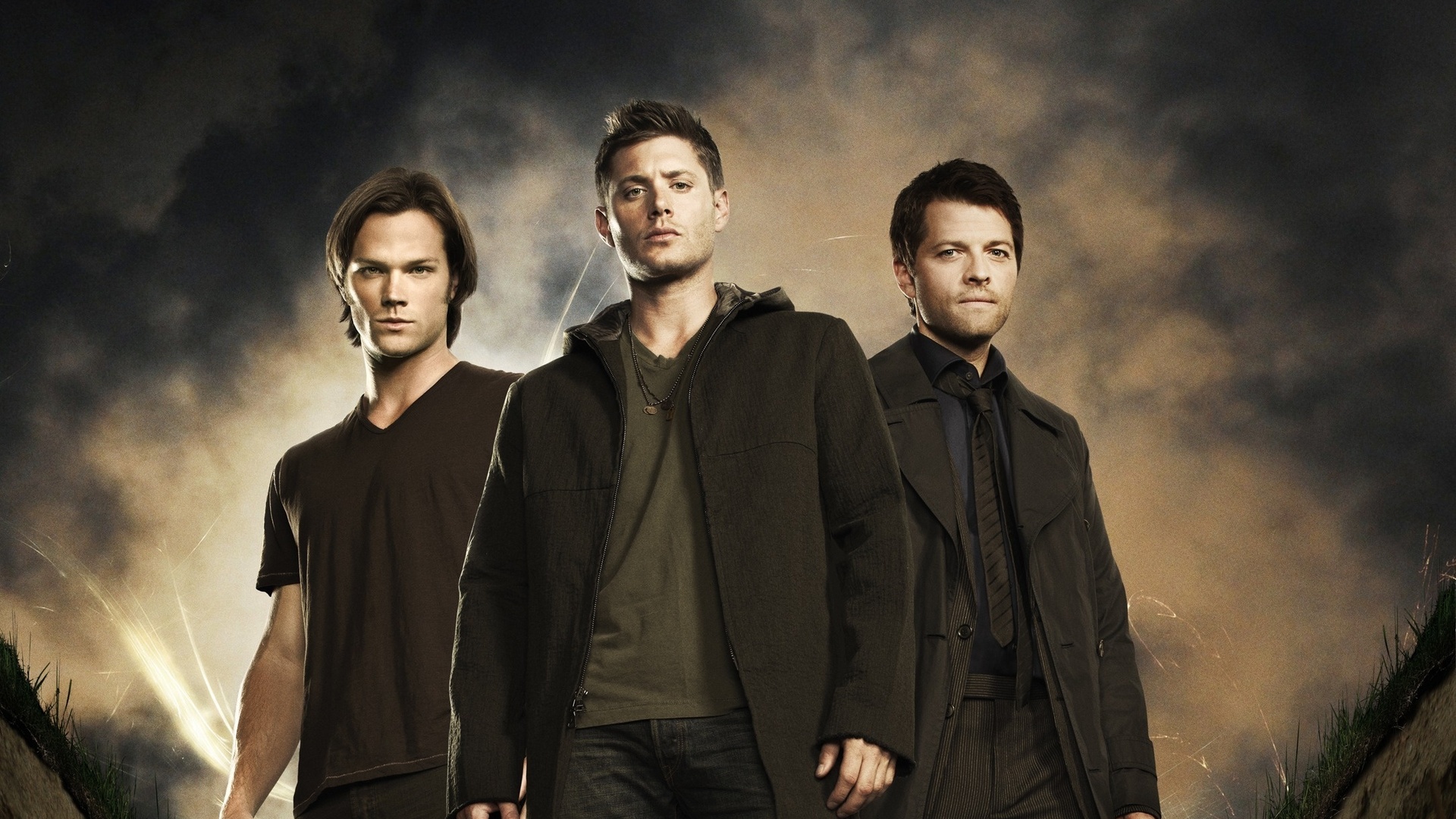 Actor, Jensen Ackles, Cass, Misha Collins, Sam Dean - Season 13 Supernatural , HD Wallpaper & Backgrounds