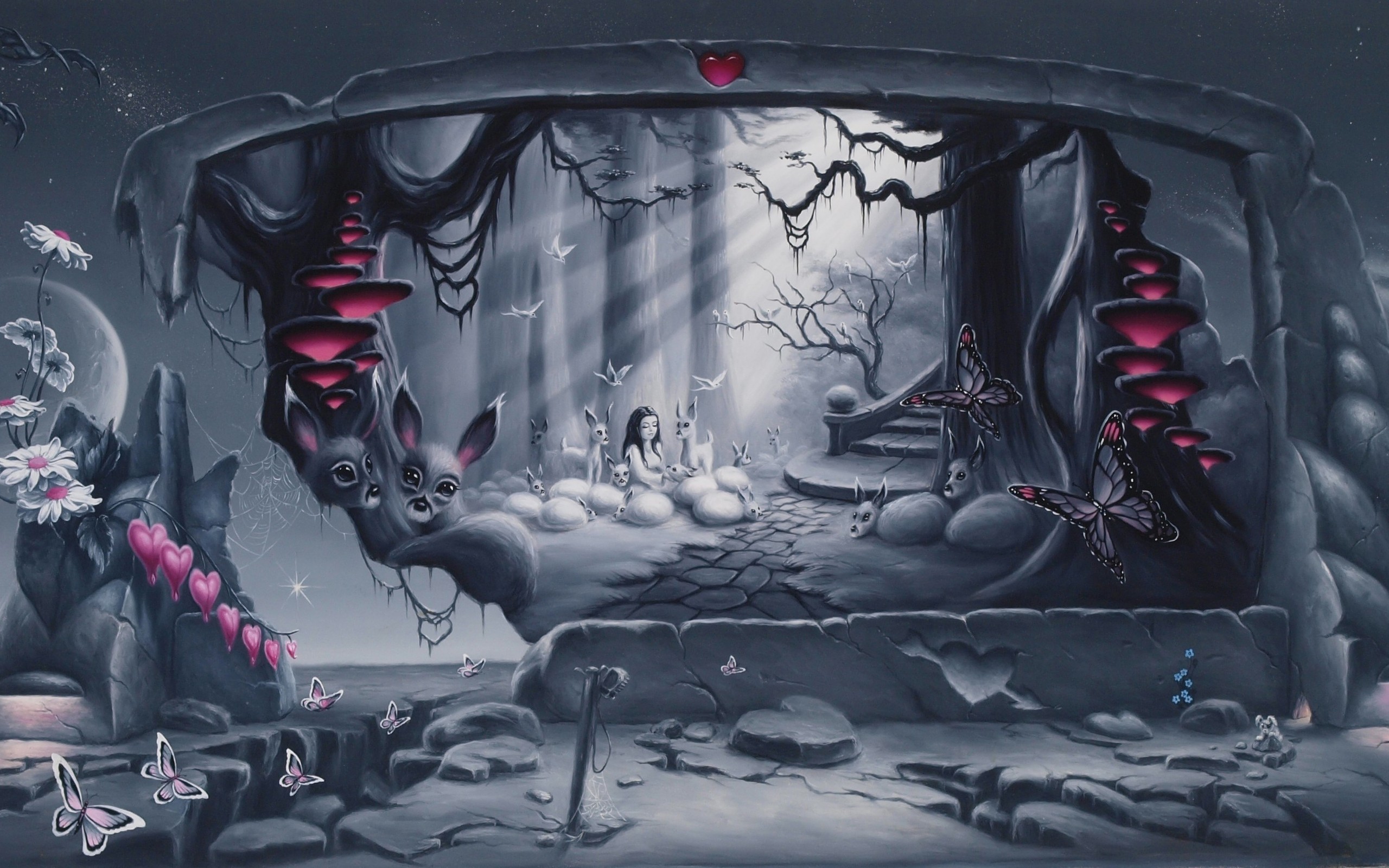 Dark World Fantasy Art , HD Wallpaper & Backgrounds