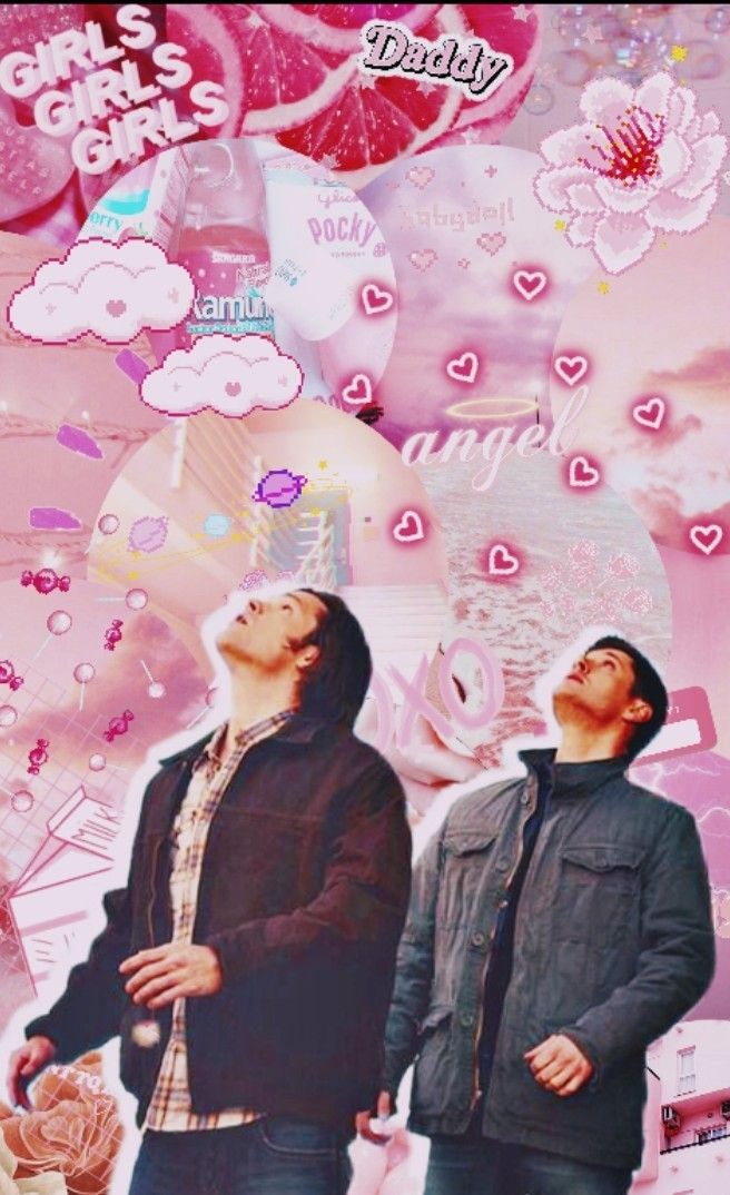 Supernatural Pink Aesthetic Wallpaper,sam And Dean - Aesthetic Supernatural Backgrounds , HD Wallpaper & Backgrounds
