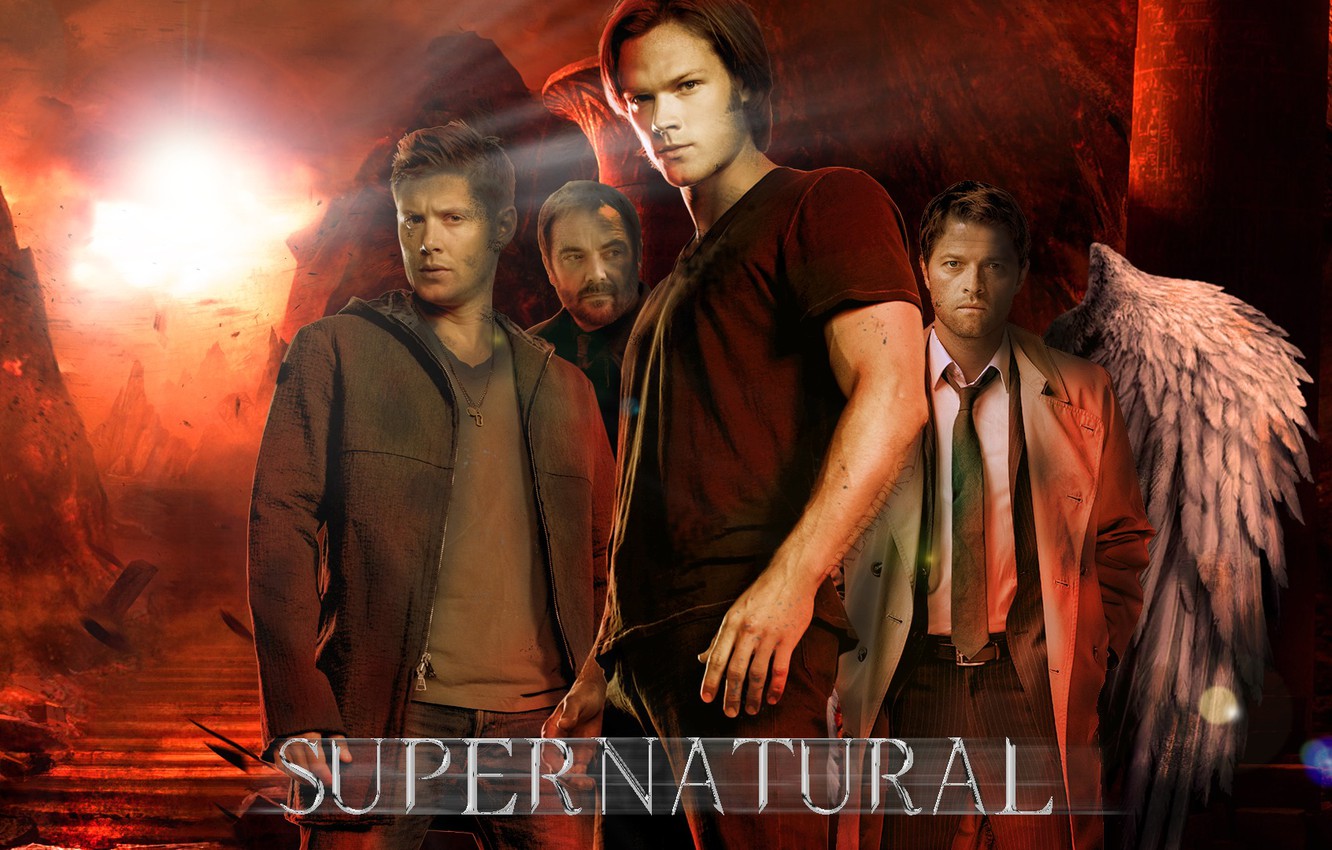 Photo Wallpaper Supernatural, Dean Winchester, Sam - Poster , HD Wallpaper & Backgrounds