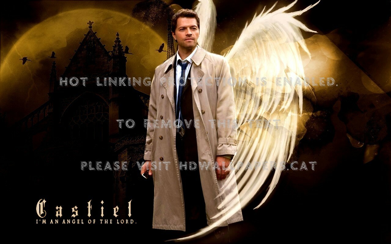 Supernatural Castiel , HD Wallpaper & Backgrounds