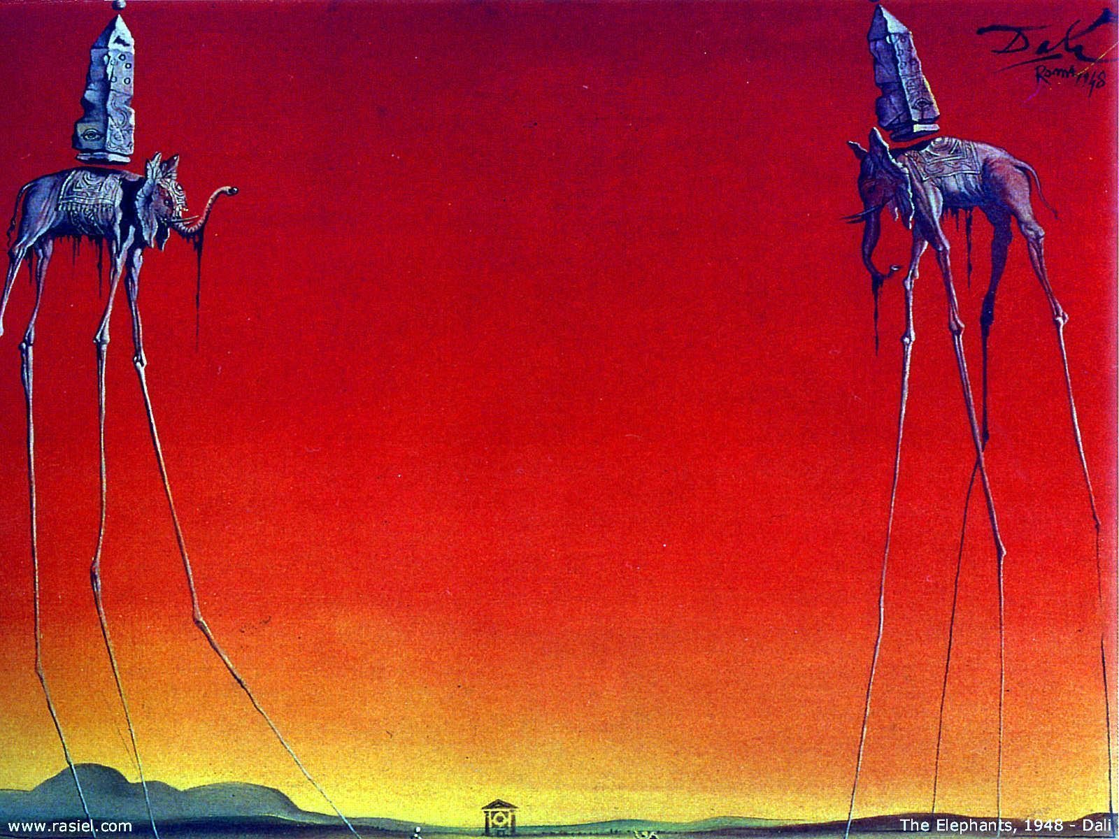 Download Salvador Dali Wallpaper - Salvador Dali Wallpaper Elephants , HD Wallpaper & Backgrounds