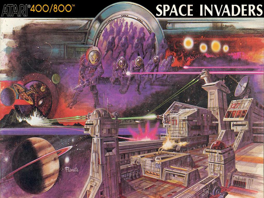 Space Invaders Atari , HD Wallpaper & Backgrounds