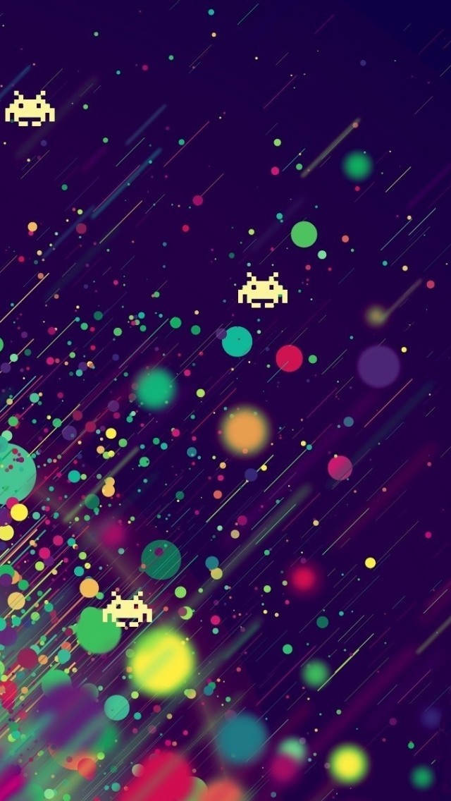 The Masked Man, Gas Mask, Colors, Space Invaders - Phone Wallpaper 2k , HD Wallpaper & Backgrounds