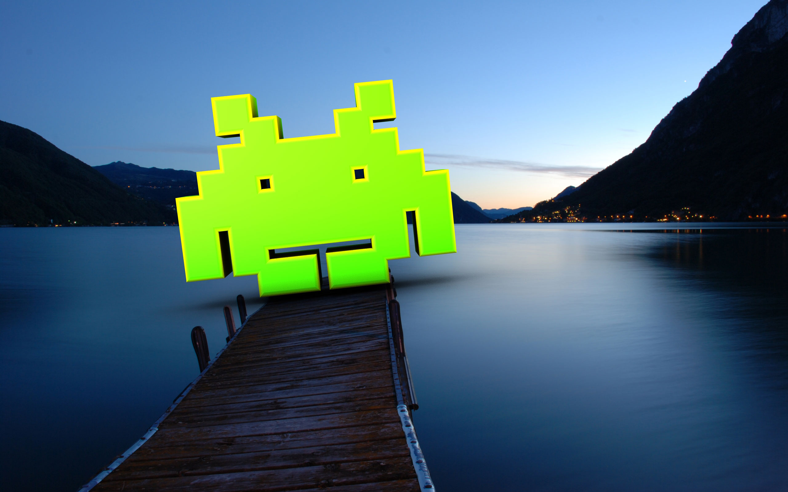 Download Link - Space Invaders 3d , HD Wallpaper & Backgrounds