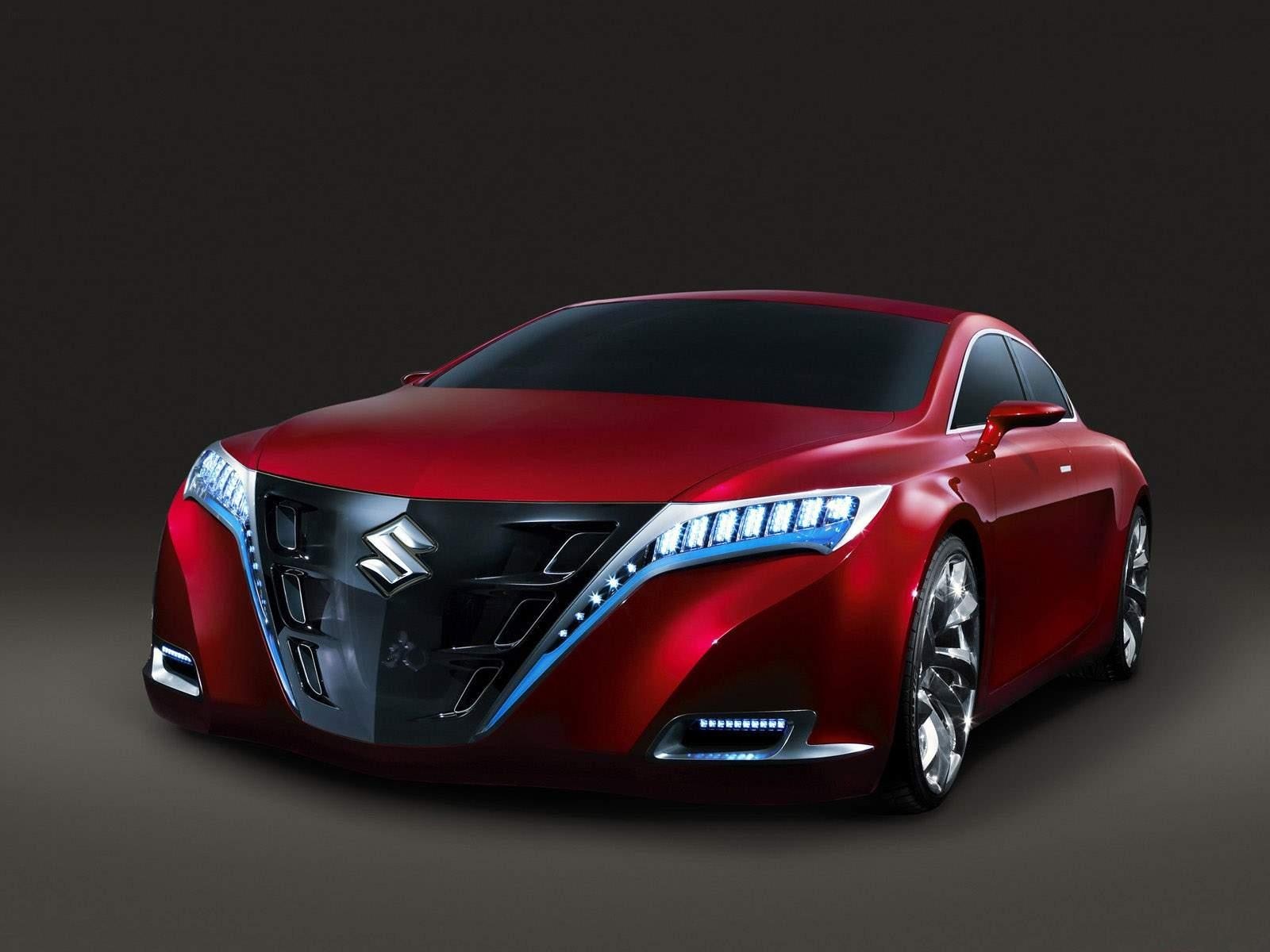 3964 Download 4810 Views Red Suzuki Kizashi 2 Concept - Maruti Suzuki Luxury Cars , HD Wallpaper & Backgrounds