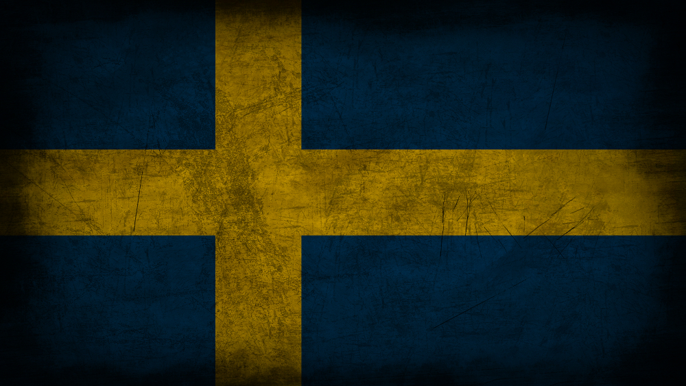 Awesome Swedish Flag Wallpaper - Sweden Flag Hd , HD Wallpaper & Backgrounds