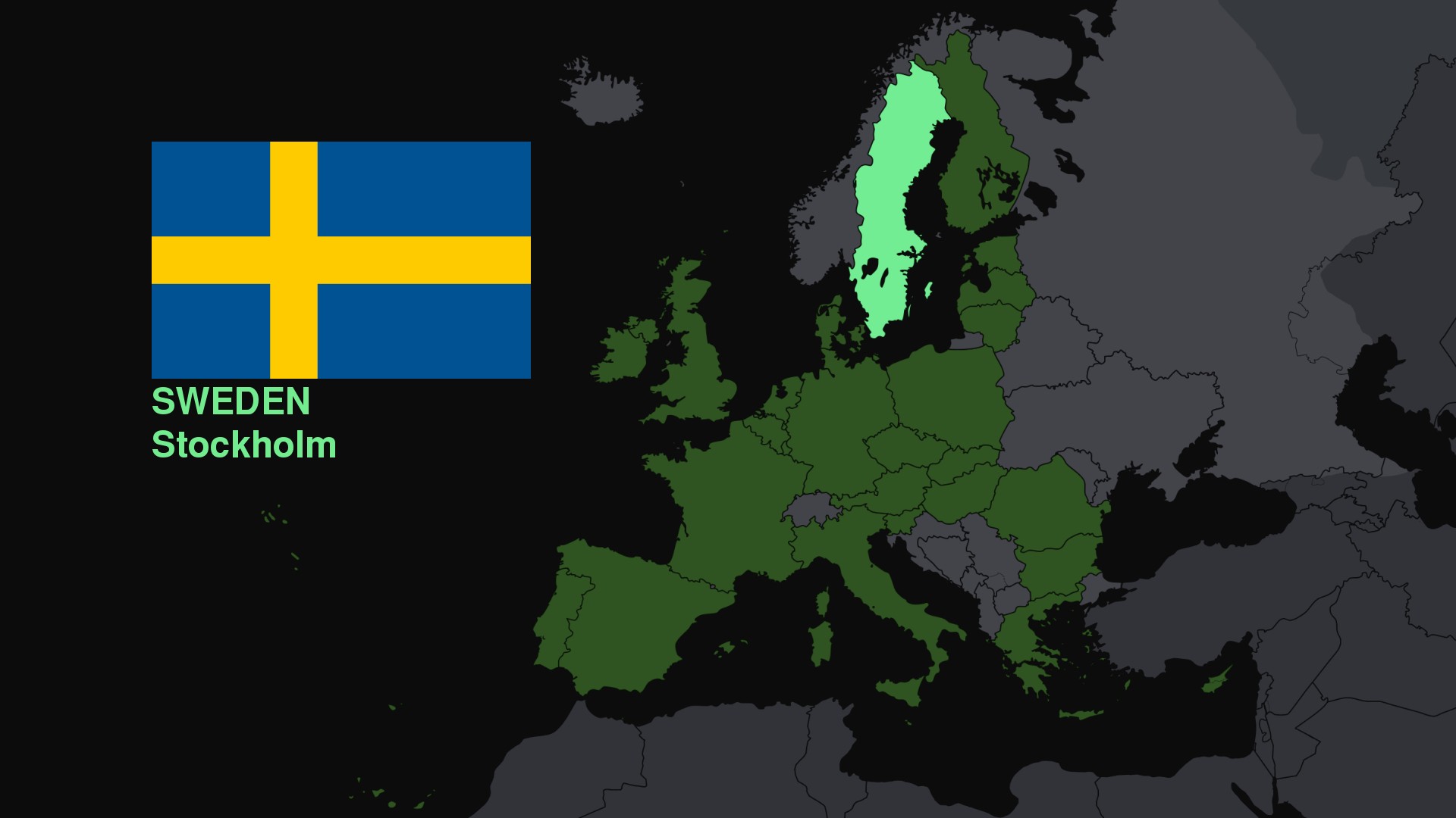 Back To 23 Flag Of Sweden Wallpapers - Norway Map , HD Wallpaper & Backgrounds