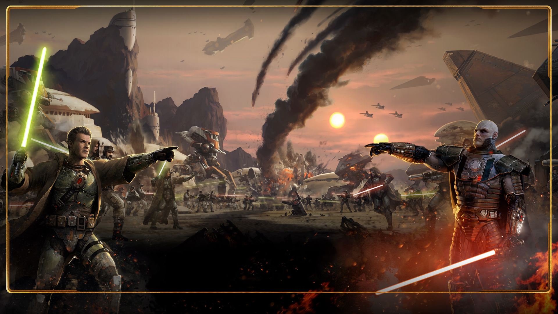 The Old Republic Hd Wallpaper - Star Wars The Old Republic , HD Wallpaper & Backgrounds