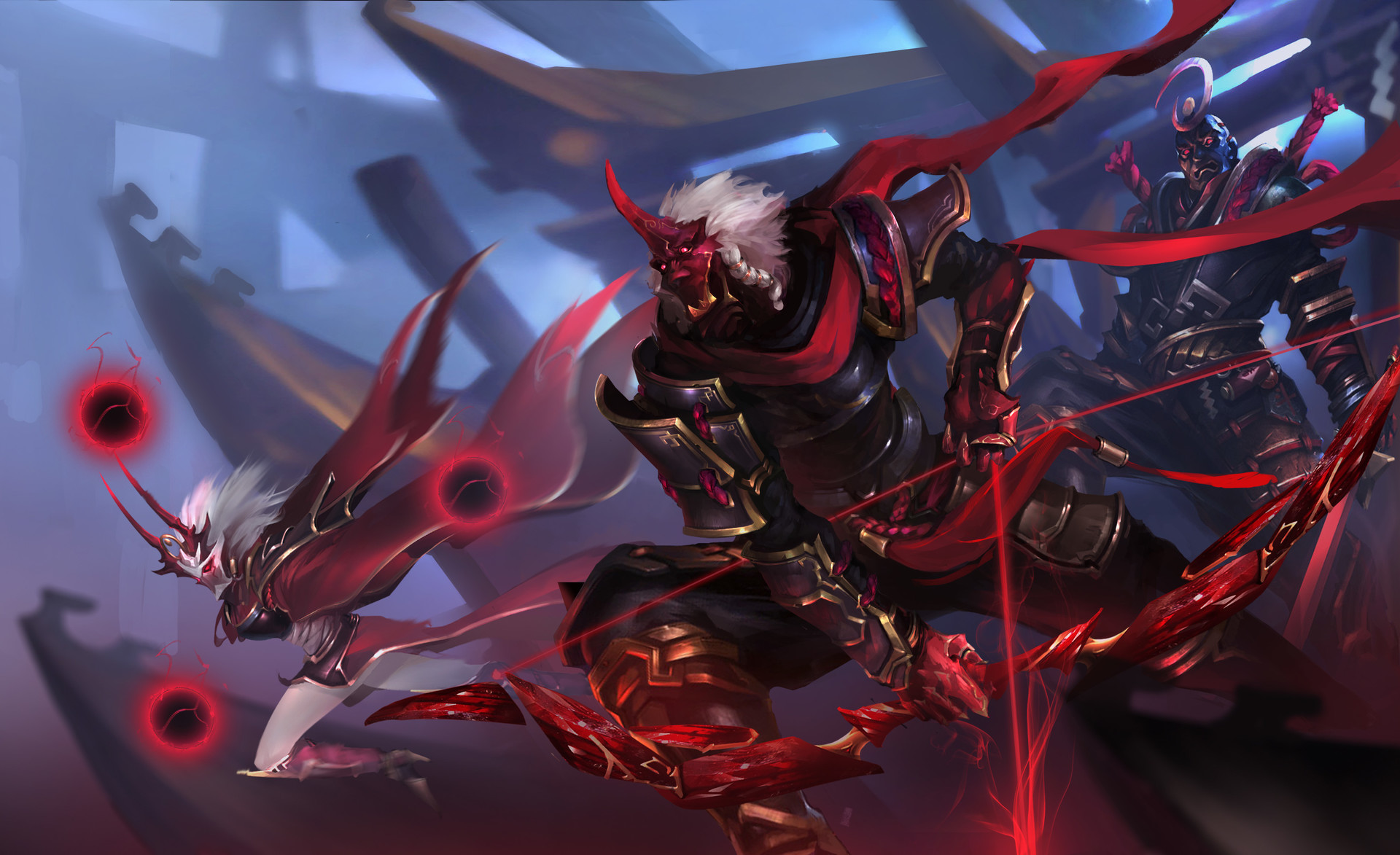 Zed - Lol Shen Fan Art , HD Wallpaper & Backgrounds