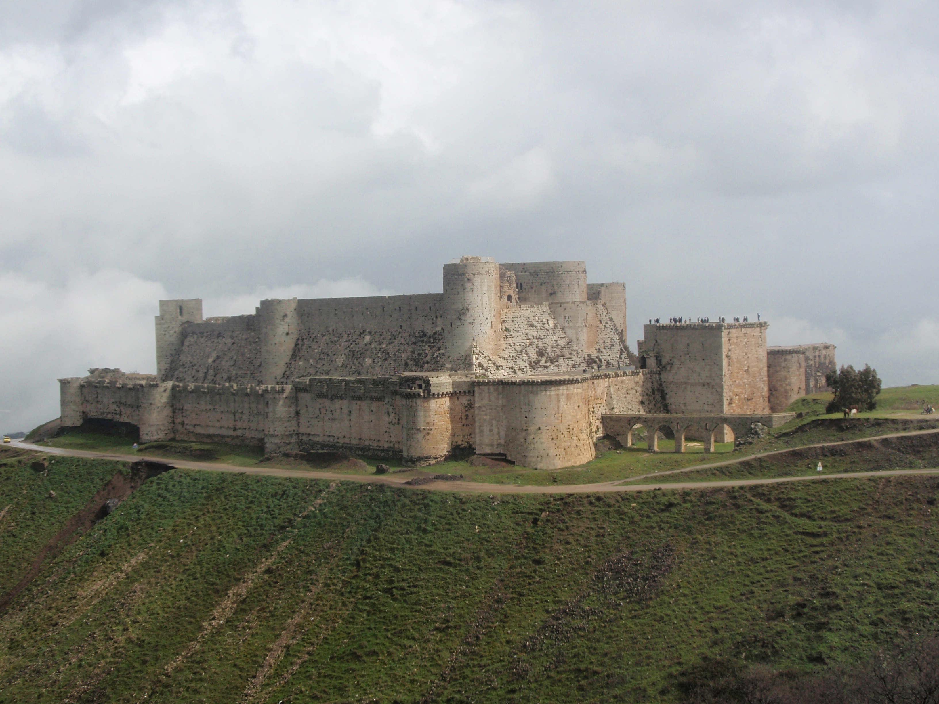 Hd Wallpaper - Krak Des Chevaliers , HD Wallpaper & Backgrounds