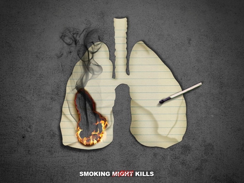 Smoking Kills Lungs - Anti Smoking Ads , HD Wallpaper & Backgrounds