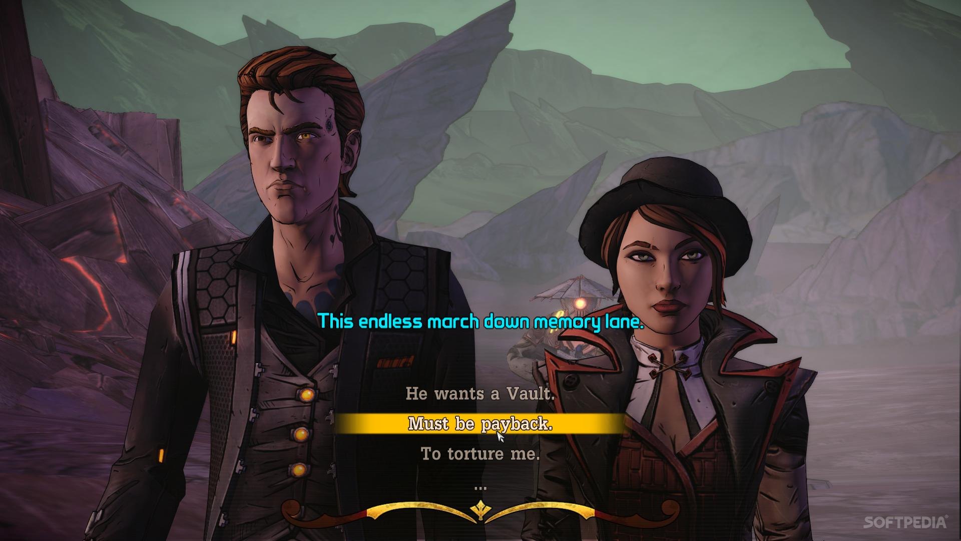 Rhys And Fiona In Tales From The Borderlands - Tales From The Borderlands Rhys And Fiona , HD Wallpaper & Backgrounds