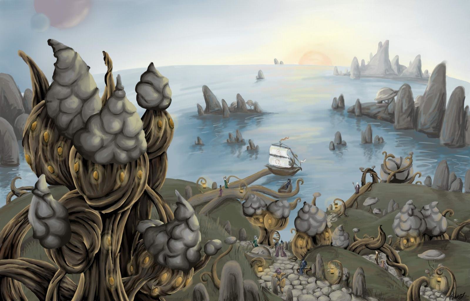 Elder Scrolls Morrowind Fan Art , HD Wallpaper & Backgrounds