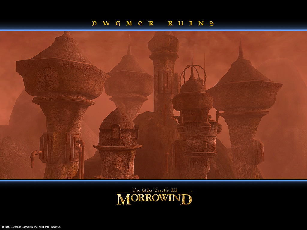 Download Normal Screen - Morrowind Dwemer Ruins Artwork , HD Wallpaper & Backgrounds