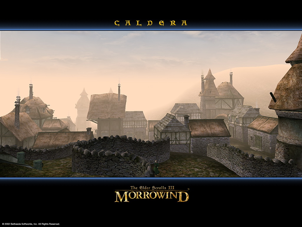 Download Normal Screen - Morrowind Wallpaper Caldera , HD Wallpaper & Backgrounds