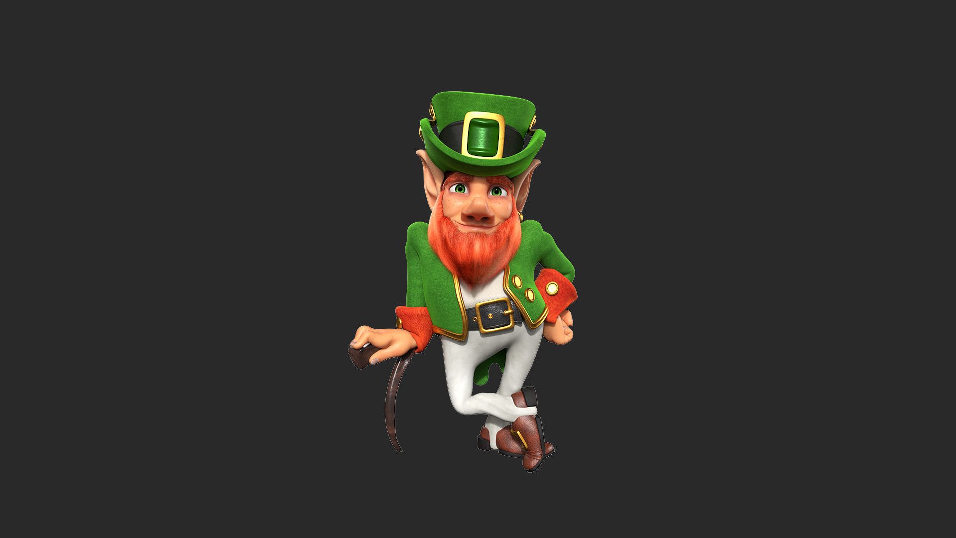 Cute Leprechaun Wallpaper - Leprechaun , HD Wallpaper & Backgrounds