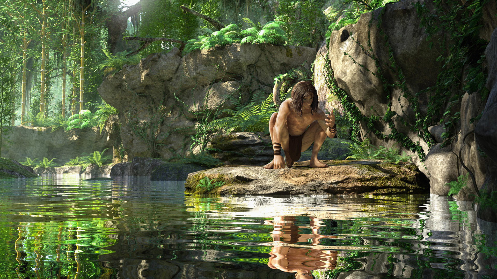 Free Download Tarzan Wallpaper Id - Tarzan 2013 , HD Wallpaper & Backgrounds