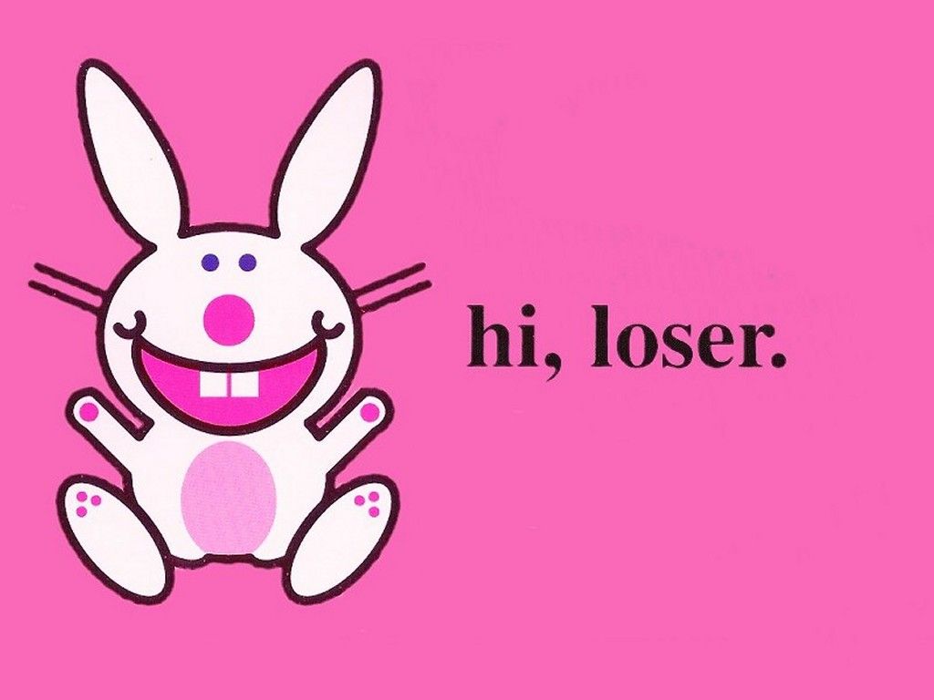 My Free Wallpapers - Happy Bunny Quotes , HD Wallpaper & Backgrounds