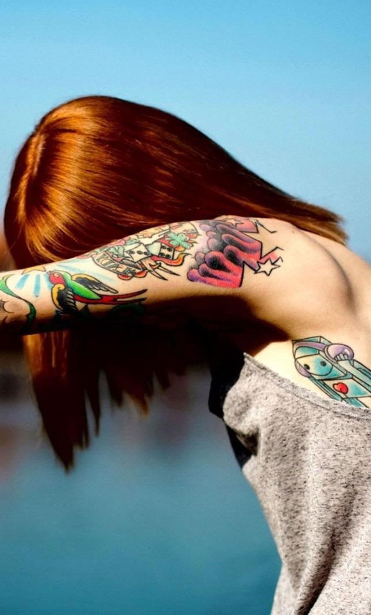 Tattoo Girl Wallpaper Hd Iphone , HD Wallpaper & Backgrounds