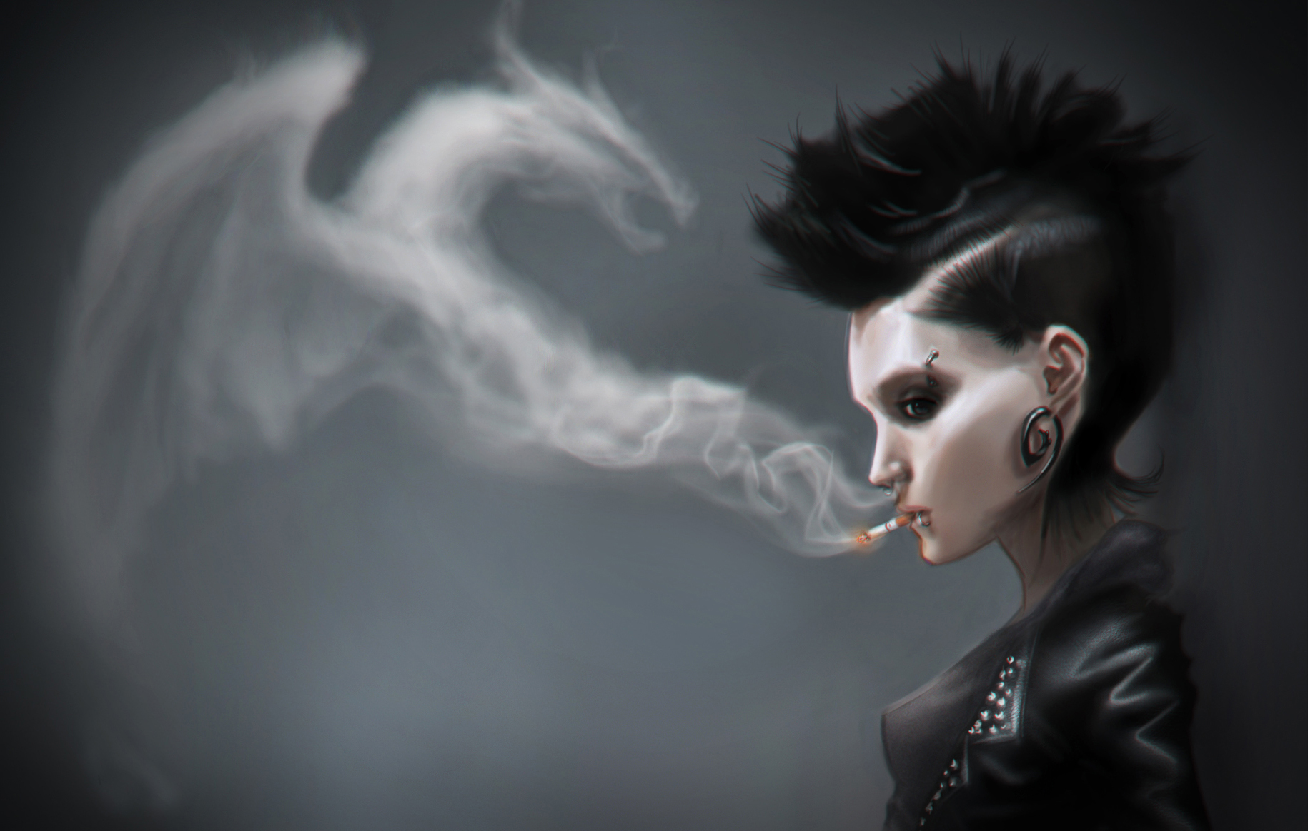 4k Wallpaper The Girl With The Dragon Tattoo , HD Wallpaper & Backgrounds