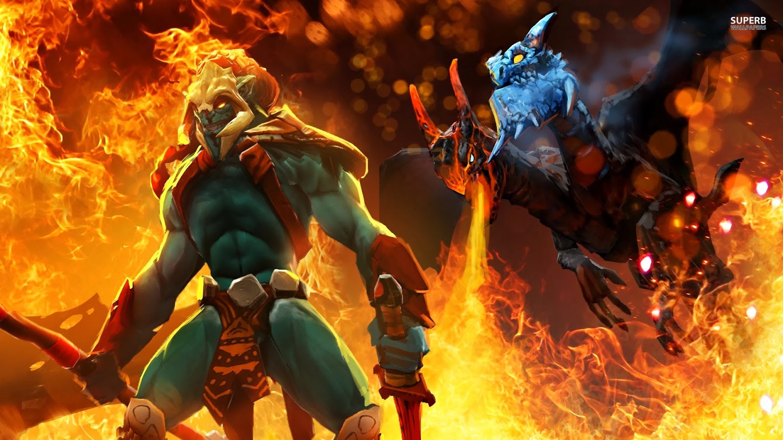 Dota 2 Wallpapers Dota 2 Wallpaper Huskar And Jakiro - Dota 2 Heroes 4k , HD Wallpaper & Backgrounds