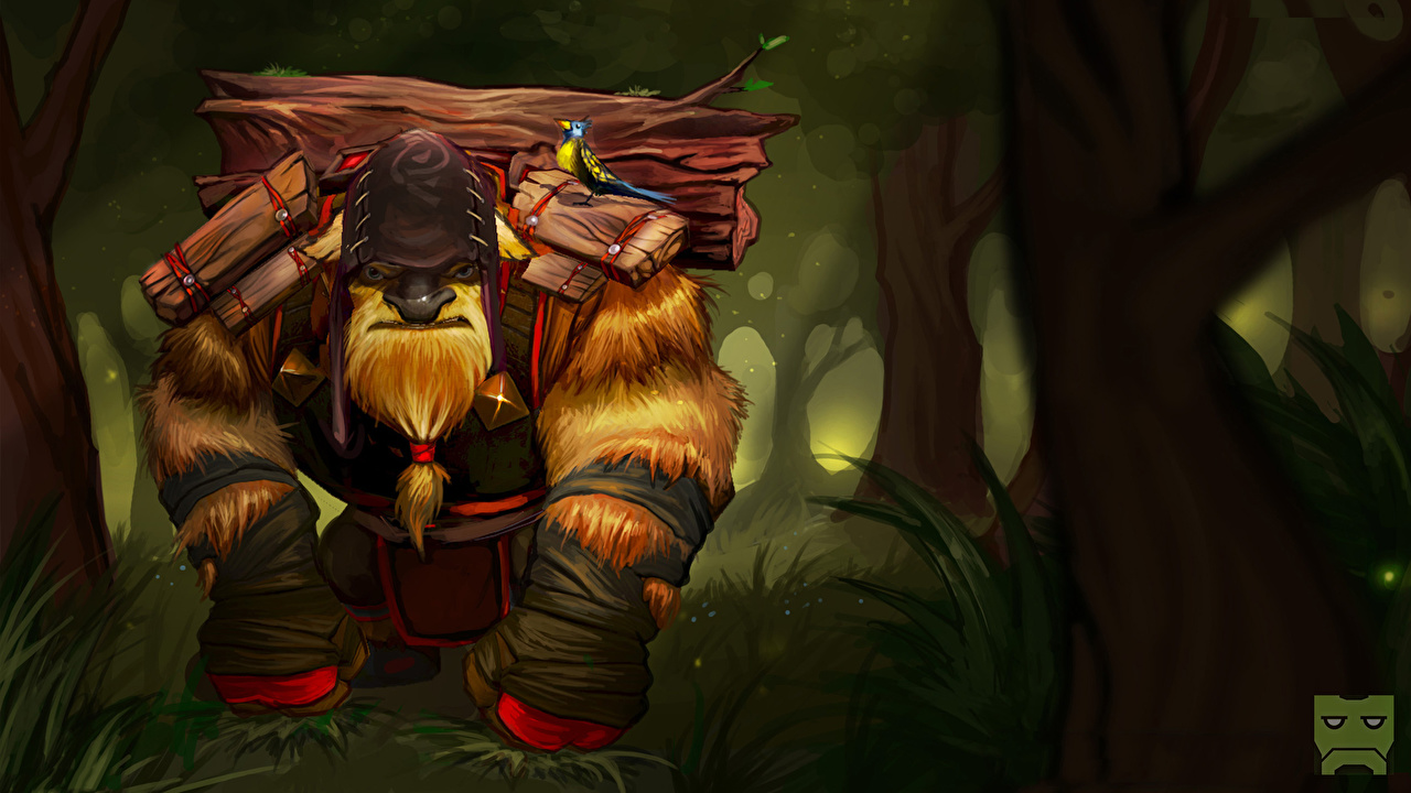 Download Preview Earth Shaker Latest Dota Wallpaper - Earthshaker Forest Hermit , HD Wallpaper & Backgrounds