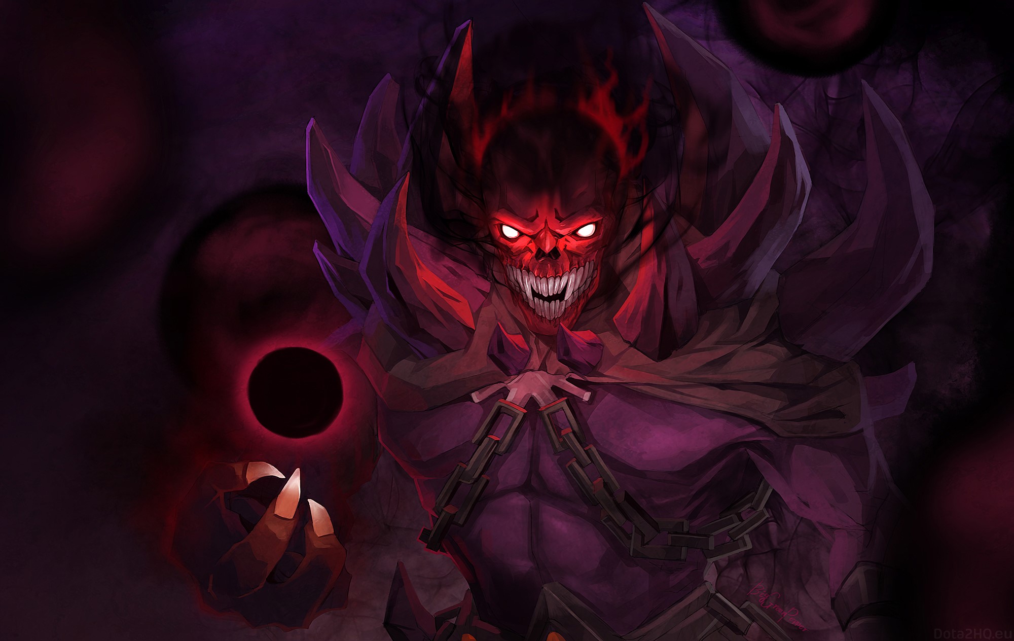 Shadow Demon, Dota 2, Art Wallpaper And Background - Dota 2 Hero Shadow Demon , HD Wallpaper & Backgrounds