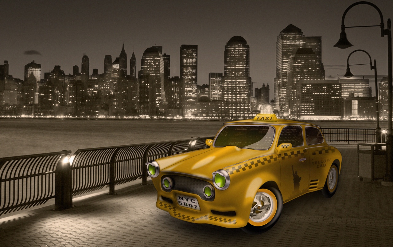 Wide Taxi Cab Wallpapers - Taxi Cab , HD Wallpaper & Backgrounds
