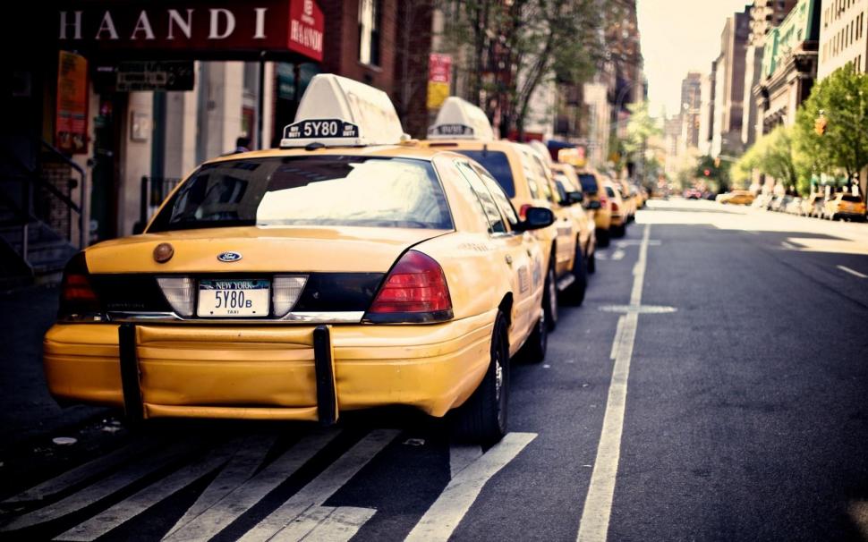 New York City Usa Taxi Cars Wallpaper - Car Taxi , HD Wallpaper & Backgrounds