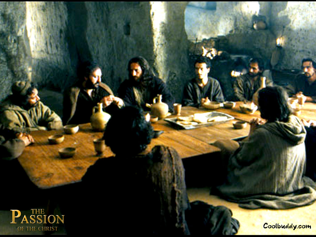 The Passion Of The Christ Wallpapers,the Passion Of - Jesus And His Disciples In The Upper Room , HD Wallpaper & Backgrounds