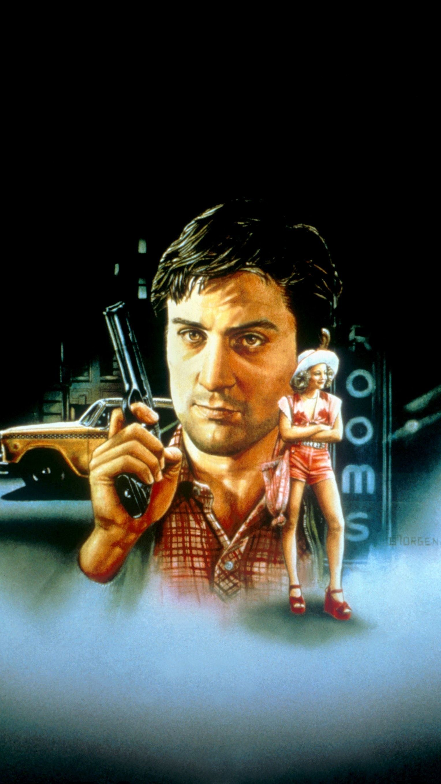 Taxi Driver Phone Wallpaper - Taxi Driver 1976 Poster , HD Wallpaper & Backgrounds