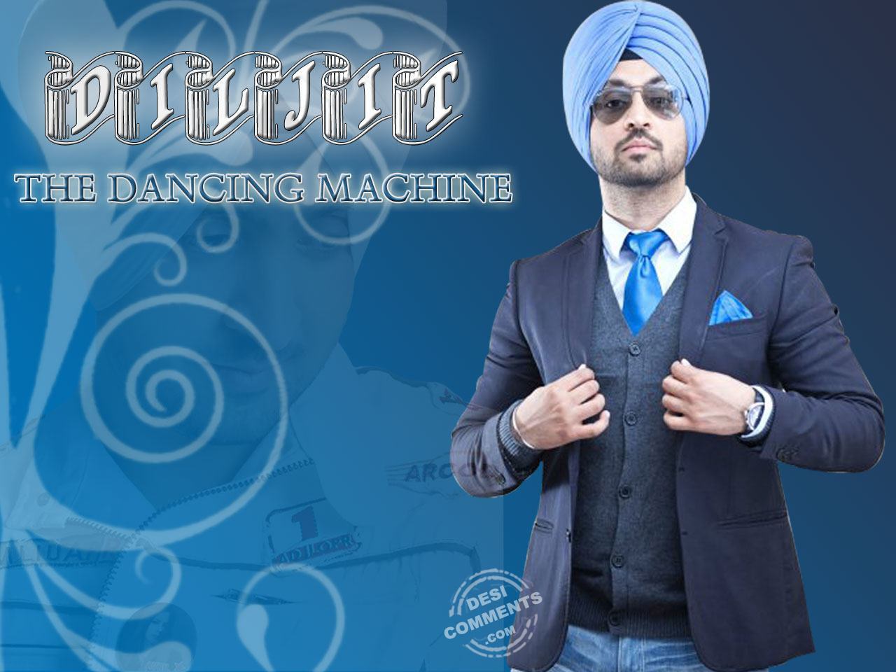 Diljit Singh Hd Wallpappers Picpile - Blue Suit With Turban , HD Wallpaper & Backgrounds