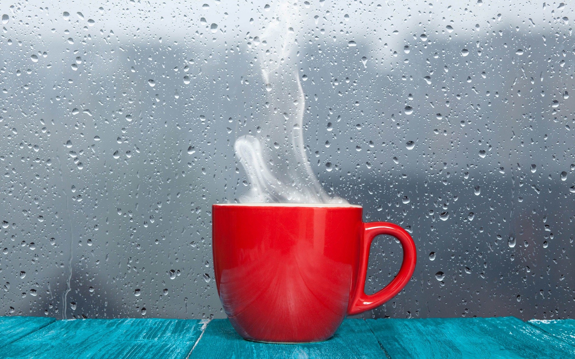 Hot Tea Red Mug Good Morning Wishes - Обои На Рабочий Стол Креатив , HD Wallpaper & Backgrounds