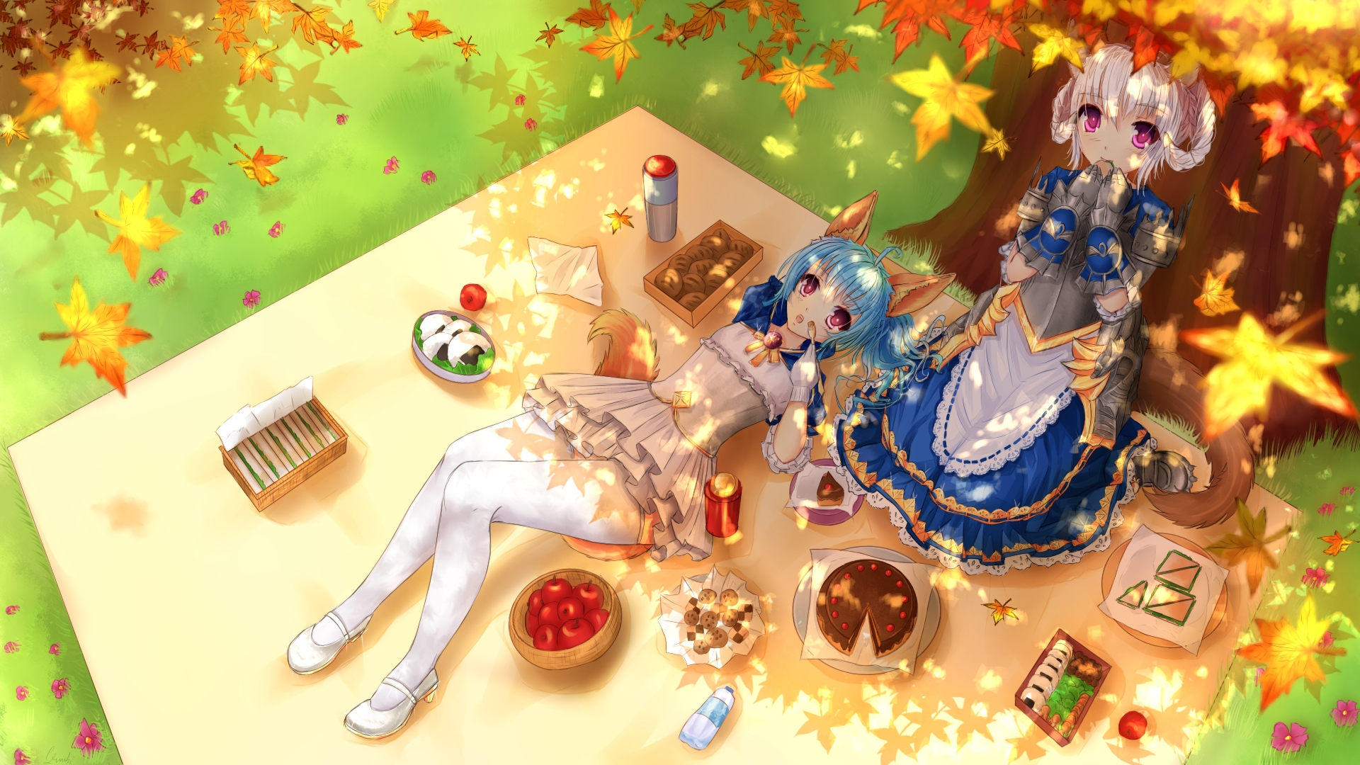 Anime, Ximbixill, Tera Online, Picnic, Hd Wallpaper, , HD Wallpaper & Backgrounds