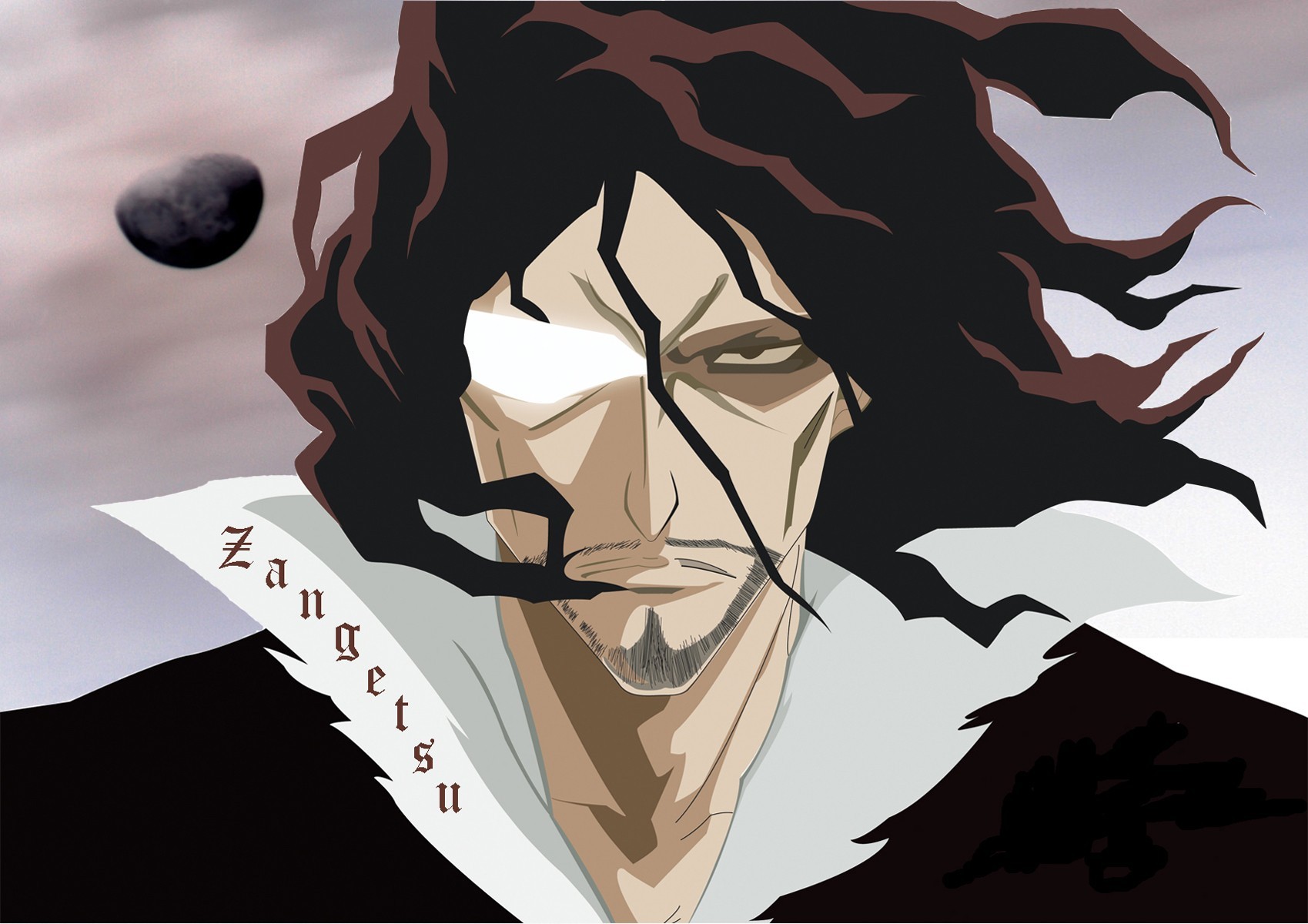 Bleach Zangetsu Windy Wallpaper - Bleach Zangetsu , HD Wallpaper & Backgrounds