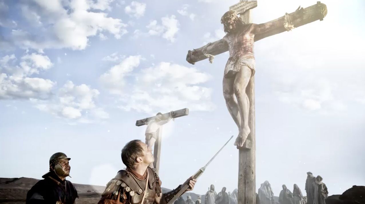 Son Of God Scenes - Jesus Cross Son Of God , HD Wallpaper & Backgrounds