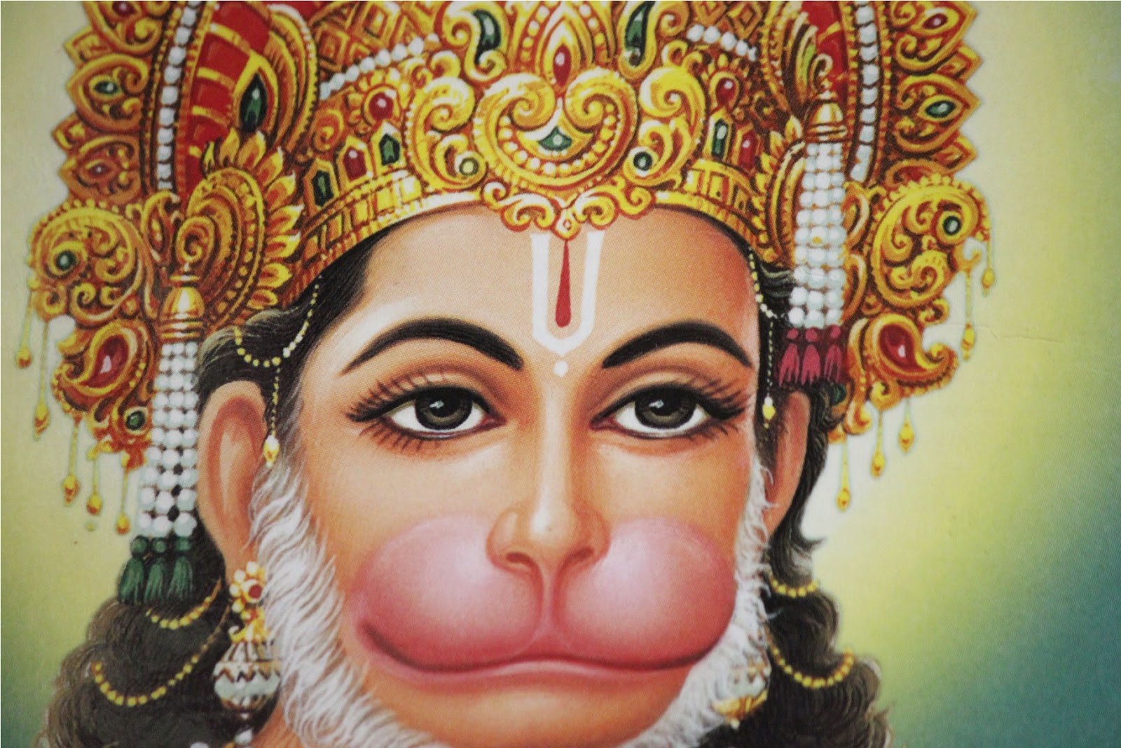 Hindu God Wallpaper, God Photo, Festival And Events, - Hanuman Ji Face , HD Wallpaper & Backgrounds