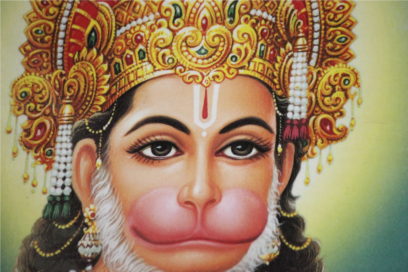 Hindu God Wallpaper, God Photo, Festival And Events, - Hanuman Ji Face , HD Wallpaper & Backgrounds