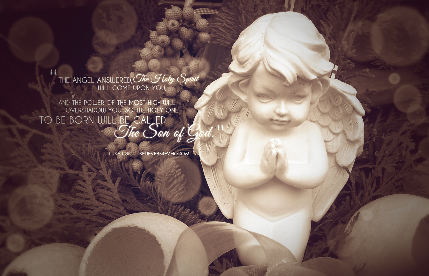 The Son Of God Christmas Desktop Wallpaper - Angel , HD Wallpaper & Backgrounds