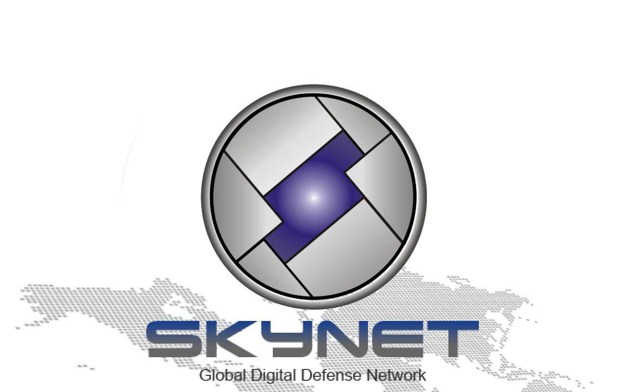 Skynet Wallpaper - Skynet Logo Terminator , HD Wallpaper & Backgrounds