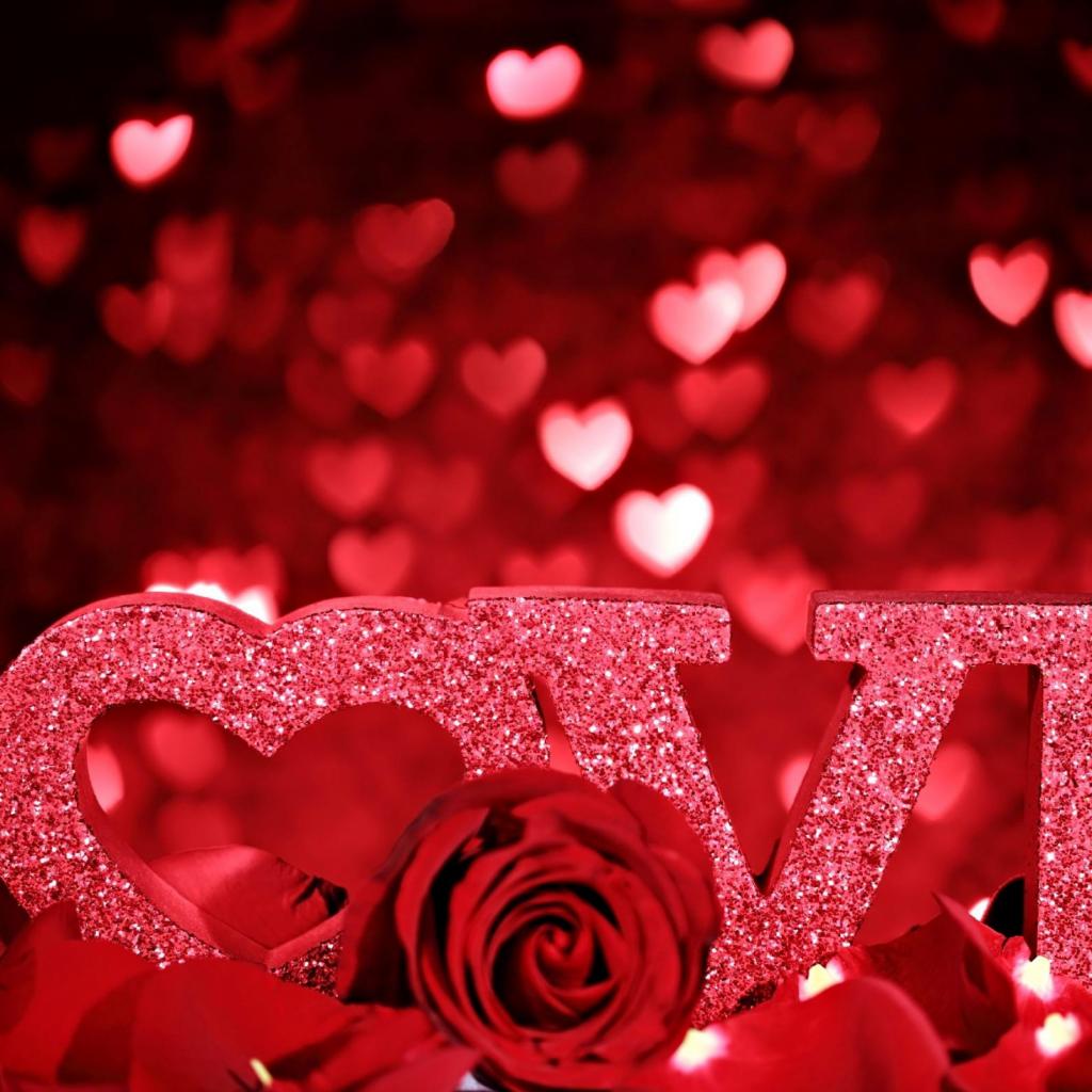 D Love Valentine Roses Wallpaper - Beautiful For Whats App Dp , HD Wallpaper & Backgrounds