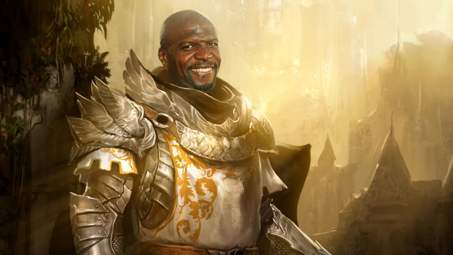 Download Terry Crews Portrait - Pathfinder Kingmaker Paladin Portrait , HD Wallpaper & Backgrounds