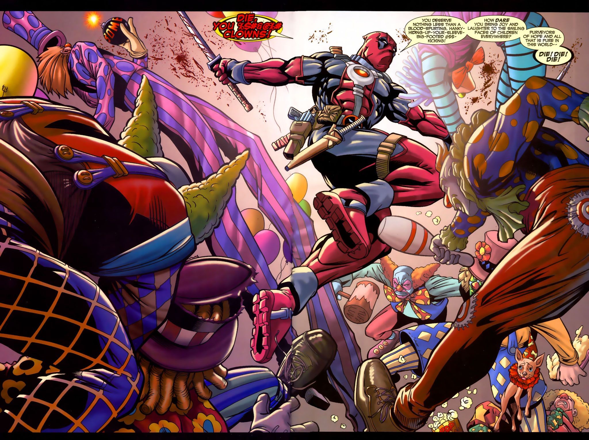 Deadpool Vs Mysterio , HD Wallpaper & Backgrounds