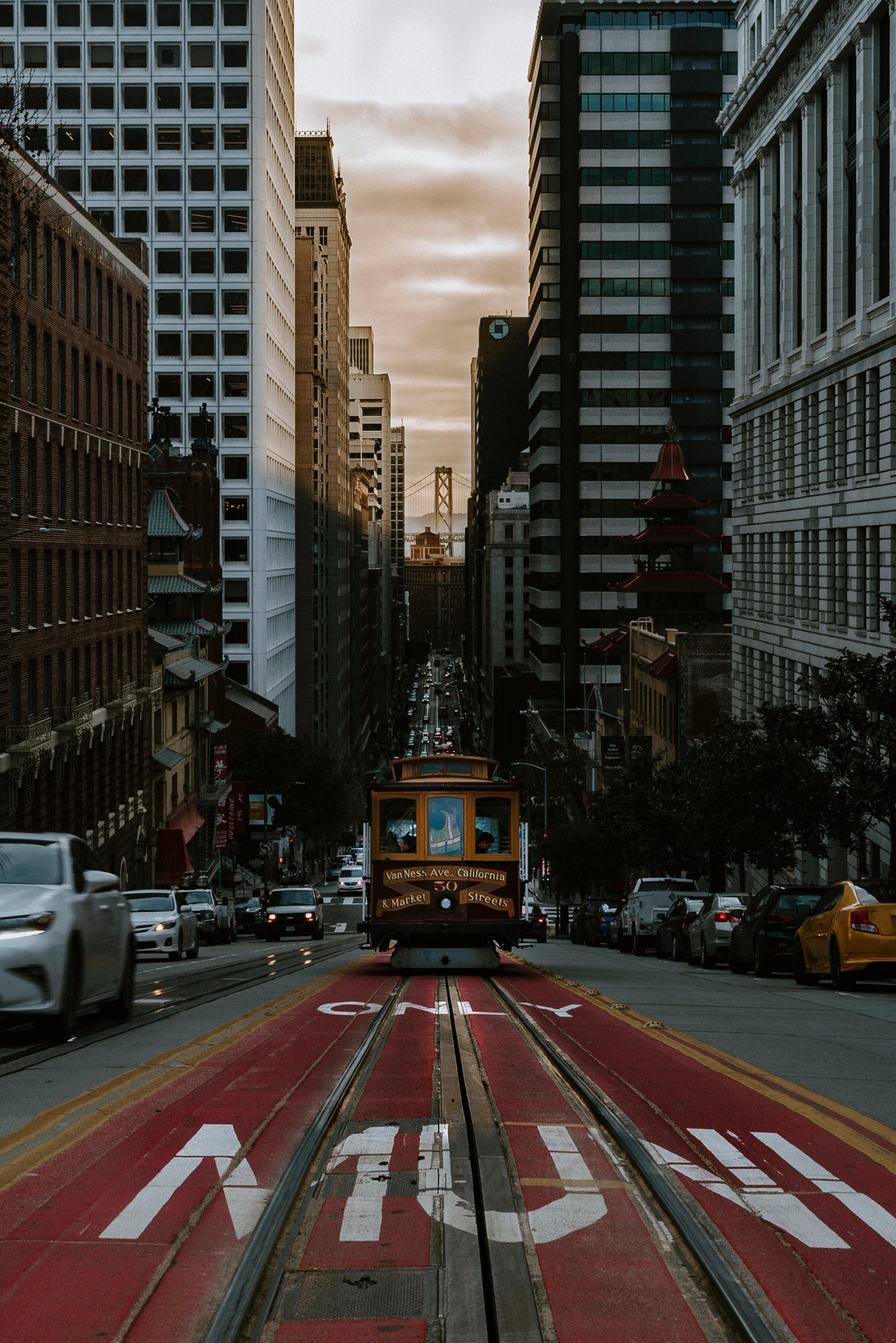 San Francisco Cable Car System, Downtown, Urban Area, - San Francisco Cable Car System , HD Wallpaper & Backgrounds